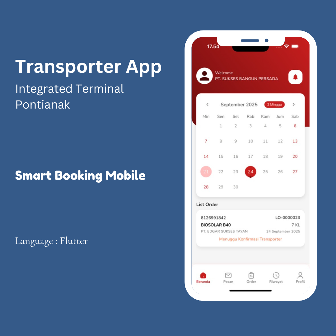 Smart Booking Mobile Transportir